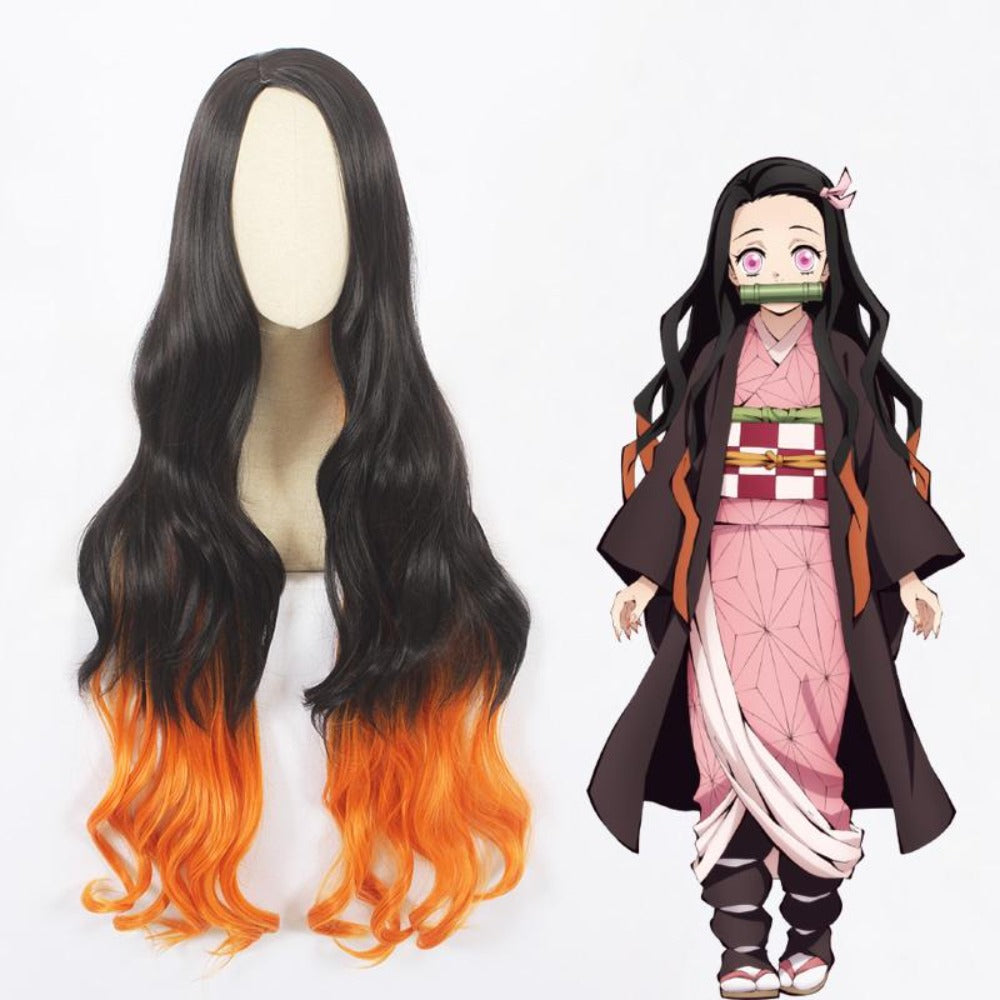 Demon Slayer-Kamado Nezuko-cosplay wig-Animee Cosplay