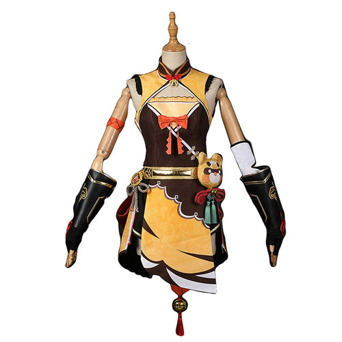 Genshin Impact - Xiangling-anime costume-Animee Cosplay