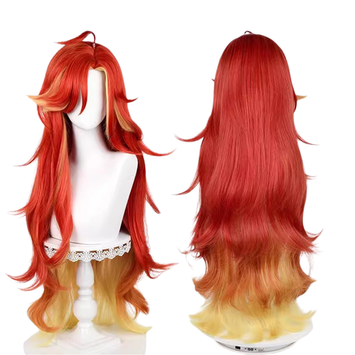 Genshin Impact - Pyro Archon Mavuika-Cosplay Wig-Animee Cosplay