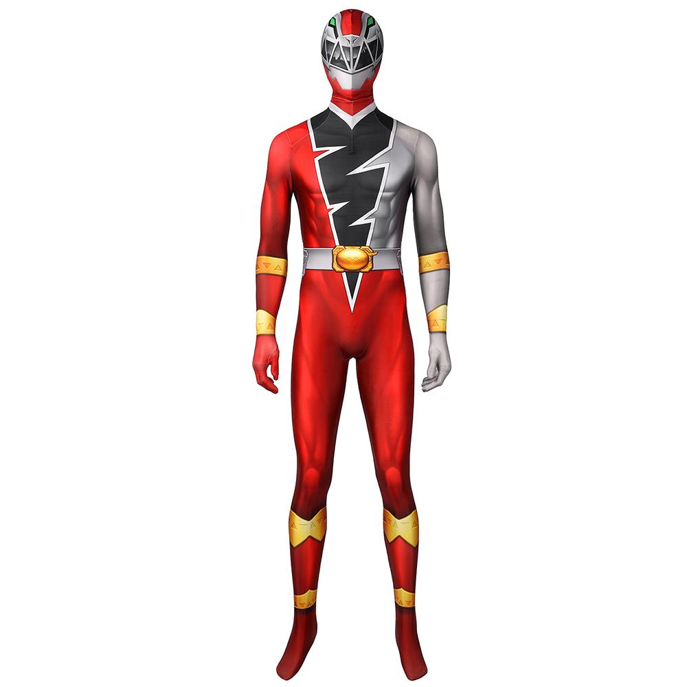 Kishiryu Sentai Ryusoulger - Red Solider-movie/tv/game jumpsuit-Animee Cosplay