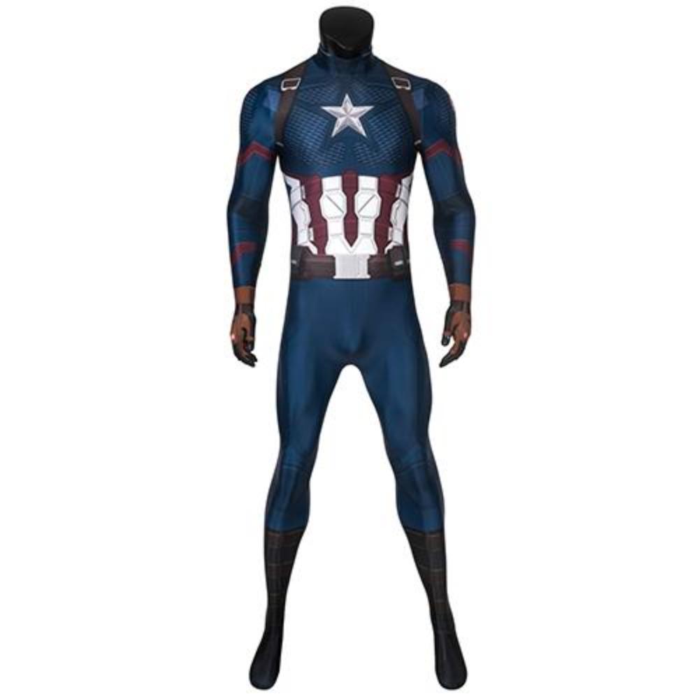 Avengers: Endgame Steven Rogers Captain America-movie/tv/game jumpsuit-Animee Cosplay