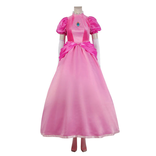 The Super Mario Bros - Princess Peach-anime costume-Animee Cosplay