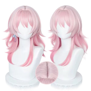 Honkai Star Rail - March 7th-cosplay wig-Animee Cosplay