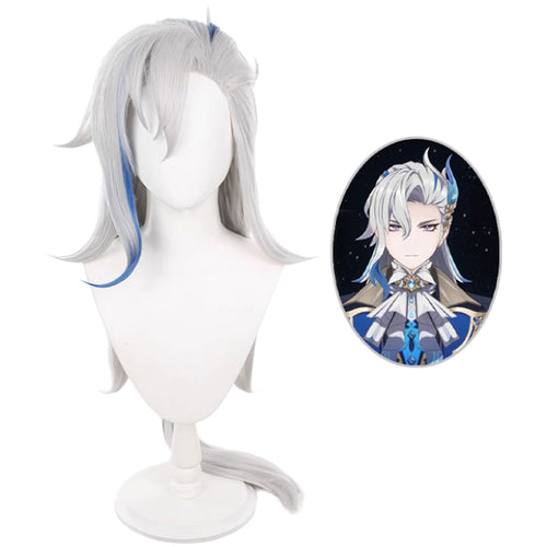 Genshin Impact - Neuvillette-Cosplay Wig-Animee Cosplay