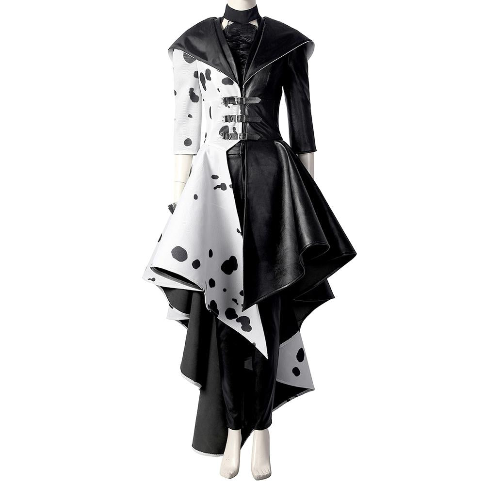 Cruella De Vil : Cruella-movie/tv/game costume-Animee Cosplay