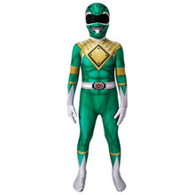 Load image into Gallery viewer, Power Rangers Burai Dragon Green Ranger (For Kid)-movie/tv/game jumpsuit-Animee Cosplay