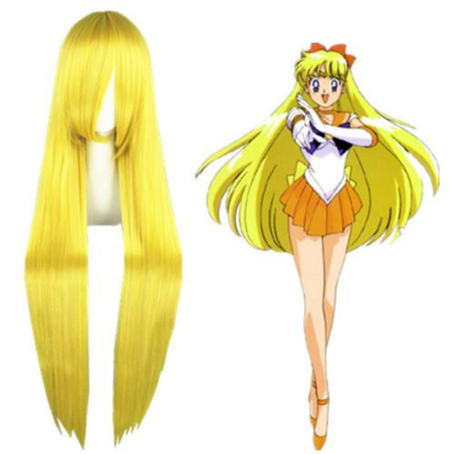 Sailor Moon: Sailor Venus-Cosplay Wig-Animee Cosplay