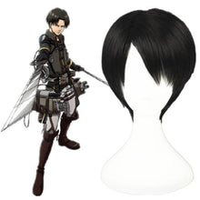 Load image into Gallery viewer, Shingeki No Kyojin - Rivaille-Cosplay Wig-Animee Cosplay