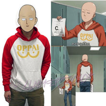 Load image into Gallery viewer, Anime One Punch man Saitama Oppai Hoodie / Hooded Sweatshirt-Hoodie-Animee Cosplay