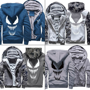 Venom Zipper Hoodie / Hooded Sweatshirt-Hoodie-Animee Cosplay