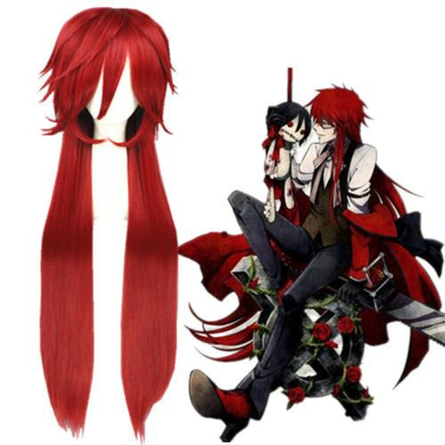 Black Butler - Grell Sutcliff-Cosplay Wig-Animee Cosplay