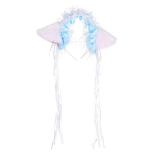 Load image into Gallery viewer, Ruffles Lace Headband Plush Cat Ears Ribbon Bell-Headwear-Animee Cosplay