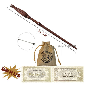 Harry Potter Metal Magic Wand with Freebies-Cosplay Accessories-Animee Cosplay