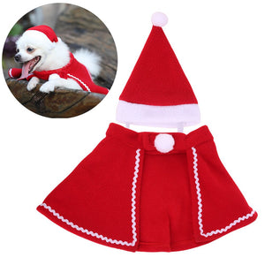 Winter Warm Hat Cloak Set Pet Cosplay Costume-Pet Costume-Animee Cosplay