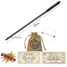 Load image into Gallery viewer, Harry Potter Metal Magic Wand with Freebies-Cosplay Accessories-Animee Cosplay