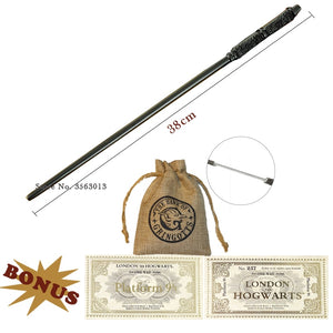 Harry Potter Metal Magic Wand with Freebies-Cosplay Accessories-Animee Cosplay