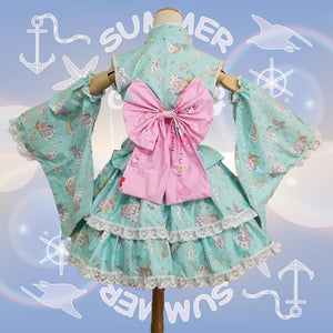 Lolita Dress-Blue Horse-Lolita Dress-Animee Cosplay