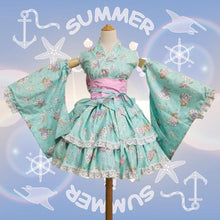 Load image into Gallery viewer, Lolita Dress-Blue Horse-Lolita Dress-Animee Cosplay