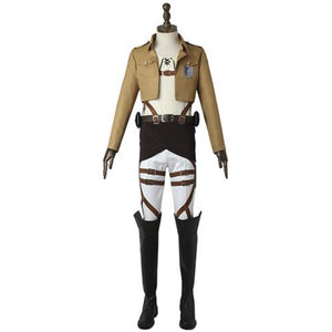 Attack on Titan - Scout Legion Eren Yeager (With Boots)-anime costume-Animee Cosplay