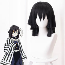 Load image into Gallery viewer, Demon Slayer-Iguro Obanai-Cosplay Wig-Animee Cosplay