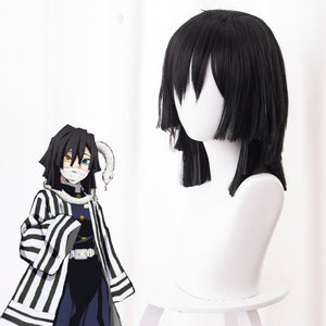 Demon Slayer-Iguro Obanai-Cosplay Wig-Animee Cosplay