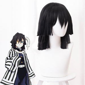 Demon Slayer-Iguro Obanai-Cosplay Wig-Animee Cosplay