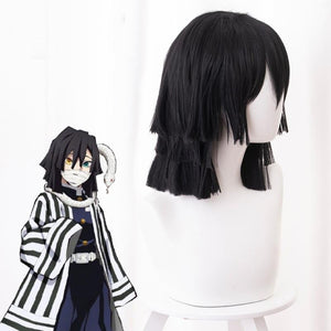 Demon Slayer-Iguro Obanai-Cosplay Wig-Animee Cosplay