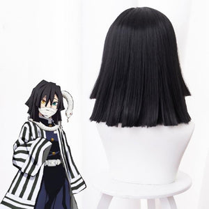 Demon Slayer-Iguro Obanai-Cosplay Wig-Animee Cosplay