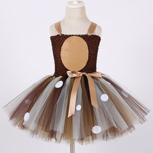 Elk Cosplay Christmas Costume With Headband (For Kid)-Kid Costume-Animee Cosplay