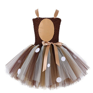 Elk Cosplay Christmas Costume With Headband (For Kid)-Kid Costume-Animee Cosplay