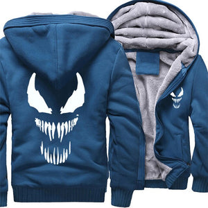 Venom Zipper Hoodie / Hooded Sweatshirt-Hoodie-Animee Cosplay