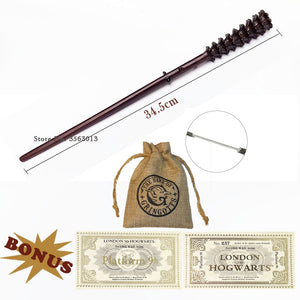 Harry Potter Metal Magic Wand with Freebies-Cosplay Accessories-Animee Cosplay