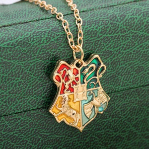 Harry Potter Magic School Badge Necklace-Cosplay Accessories-Animee Cosplay