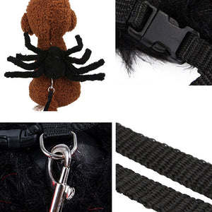 Halloween Spider Pet Costume with Harness Leash-Pet Costume-Animee Cosplay