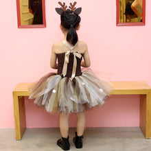 Load image into Gallery viewer, Elk Cosplay Christmas Costume With Headband (For Kid)-Kid Costume-Animee Cosplay