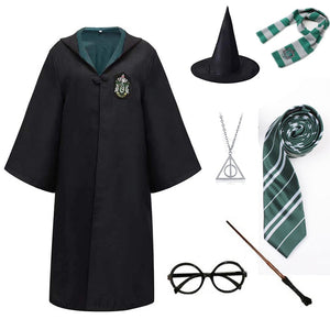 Harry Potter Cloak Costume & Accessories Full Set (For Adults)-movie/tv/game costume-Animee Cosplay