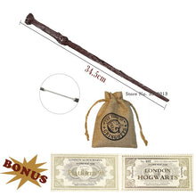 Load image into Gallery viewer, Harry Potter Metal Magic Wand with Freebies-Cosplay Accessories-Animee Cosplay
