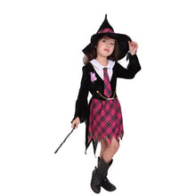 Load image into Gallery viewer, Halloween Girl Witch Costume With Accessories (For Kid)-Kid Costume-Animee Cosplay