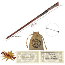 Load image into Gallery viewer, Harry Potter Metal Magic Wand with Freebies-Cosplay Accessories-Animee Cosplay