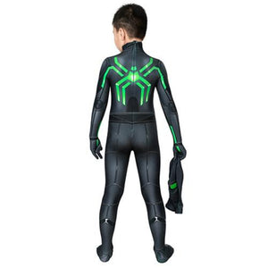 Spider Man PS4 Stealth Big Time Suit (For Kid)-movie/tv/game jumpsuit-Animee Cosplay