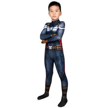 Load image into Gallery viewer, Captain America: The Winter Soldier Steve Rogers (For Kid)-movie/tv/game jumpsuit-Animee Cosplay