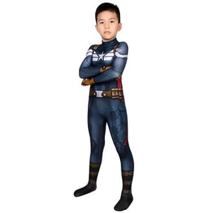 Captain America: The Winter Soldier Steve Rogers (For Kid)-movie/tv/game jumpsuit-Animee Cosplay