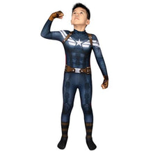 Load image into Gallery viewer, Captain America: The Winter Soldier Steve Rogers (For Kid)-movie/tv/game jumpsuit-Animee Cosplay