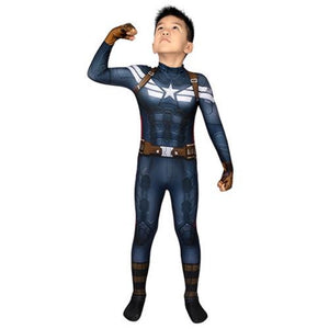 Captain America: The Winter Soldier Steve Rogers (For Kid)-movie/tv/game jumpsuit-Animee Cosplay