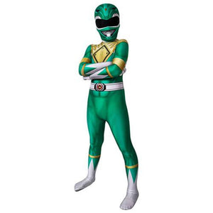 Power Rangers Burai Dragon Green Ranger (For Kid)-movie/tv/game jumpsuit-Animee Cosplay