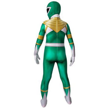 Load image into Gallery viewer, Power Rangers Burai Dragon Green Ranger (For Kid)-movie/tv/game jumpsuit-Animee Cosplay