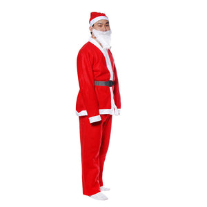5-Piece Christmas Santa Claus Costume-anime costume-Animee Cosplay