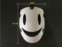 Load image into Gallery viewer, Anime High-Rise Invasion Tenkuu Shinpan Cosplay Mask / White Face Cover Smiley Plastic Cosplay Props-Mask-Animee Cosplay