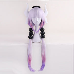 Kobayashi Maid Dragon - Kanna Kobayashi with Accessories-Cosplay Wig-Animee Cosplay