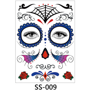 Halloween Face Sticker-Cosplay Accessories-Animee Cosplay
